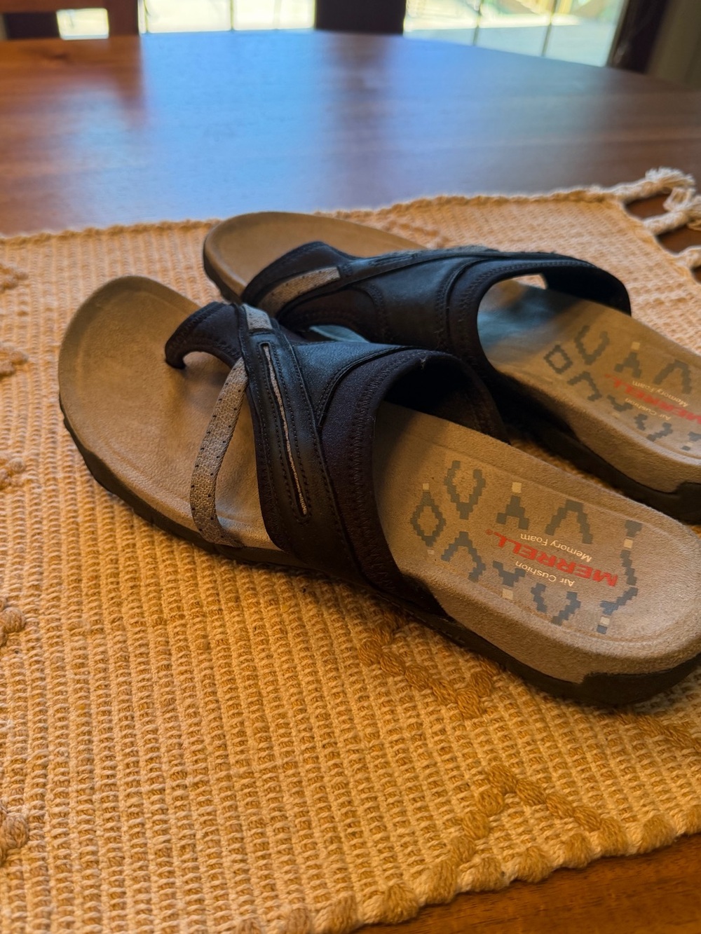 Merrell Black and Gray Terran Post II black sandals - Picture 4 of 7